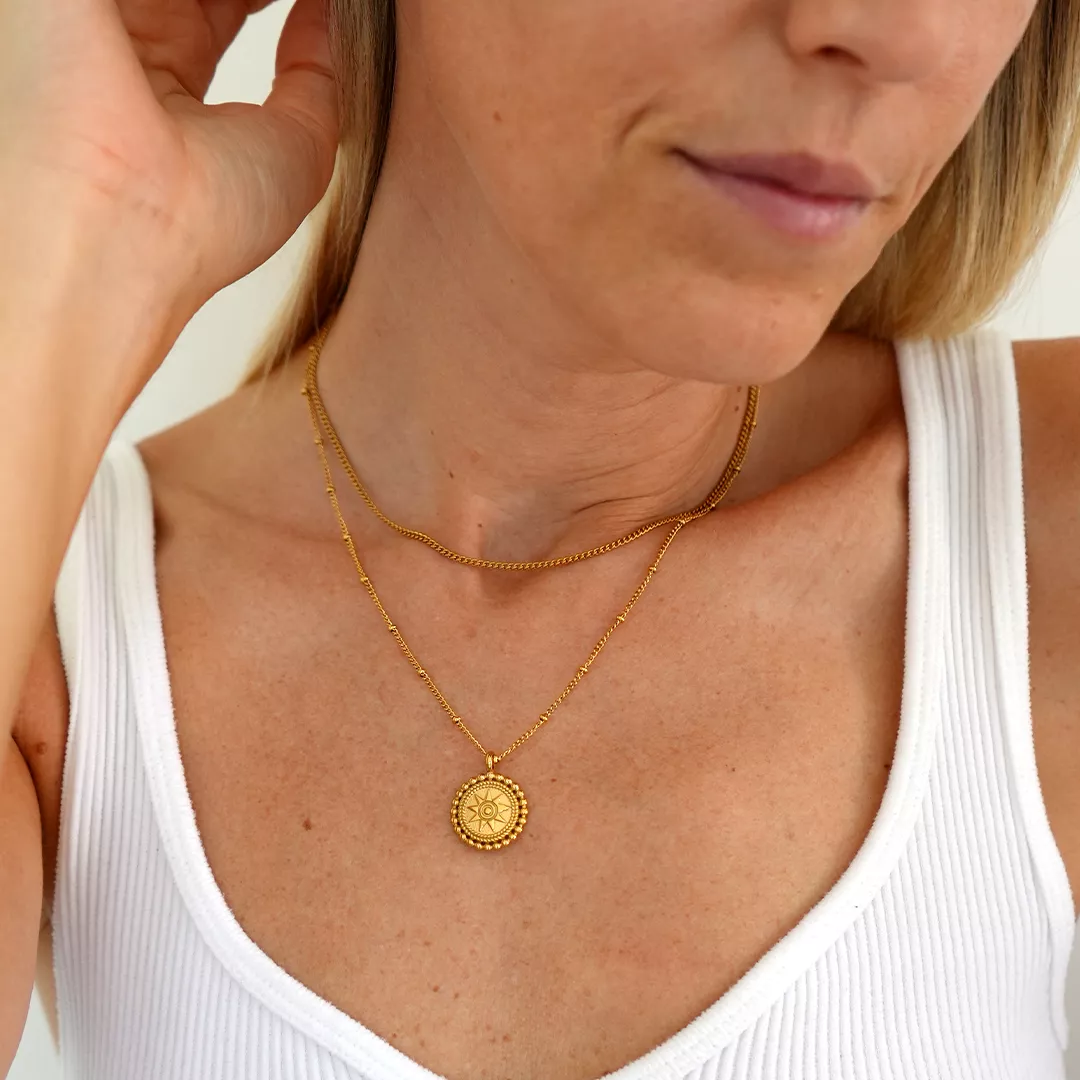 Star necklace collana stella oro Ocean Vibe